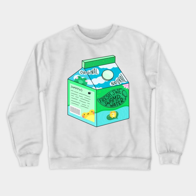 Fresh Sweet Swamp Water Box Crewneck Sweatshirt by Sofia Sava